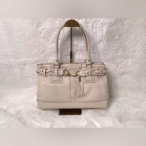 Coach Cream Shoulder Bag